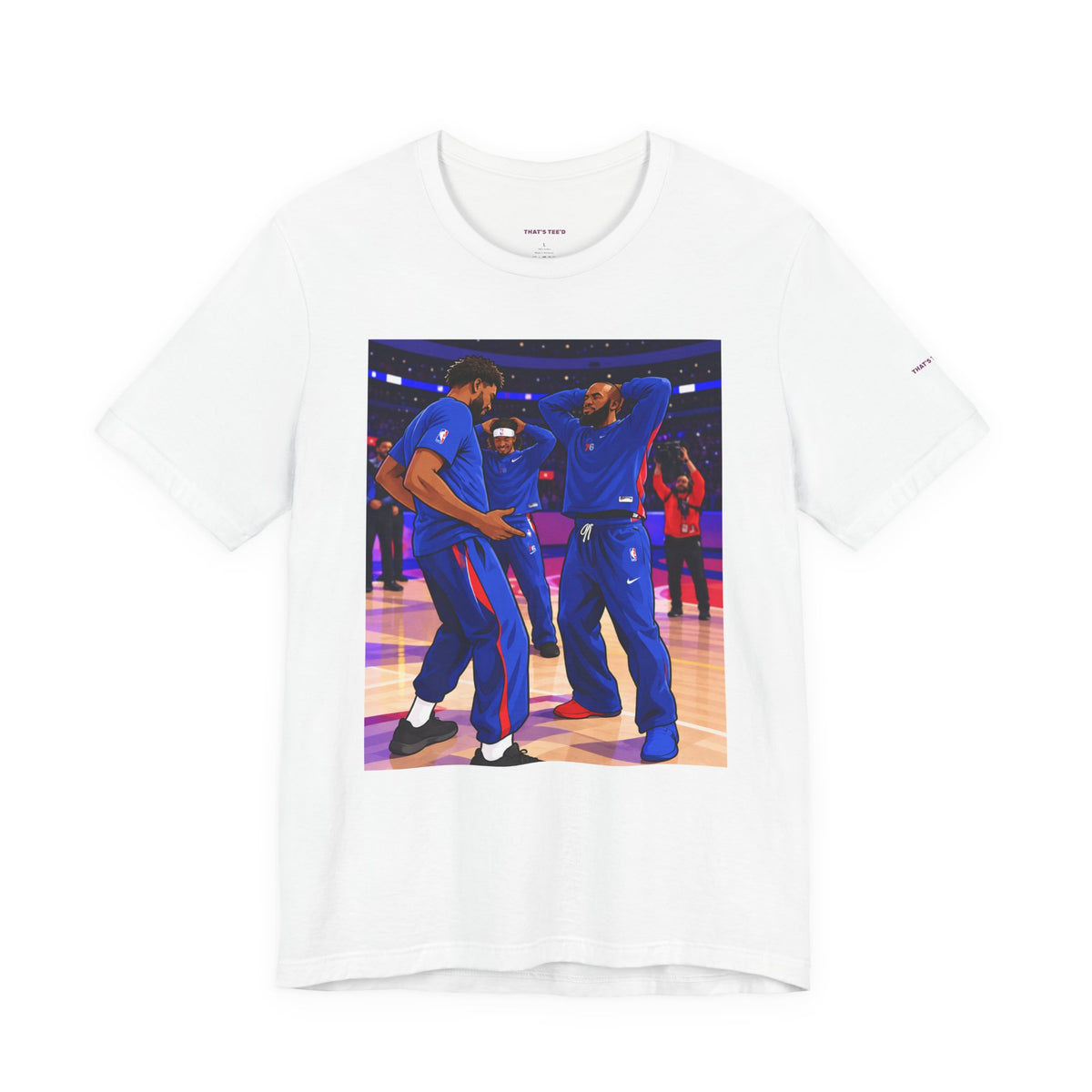 Embiid X Bron Handshake Tee