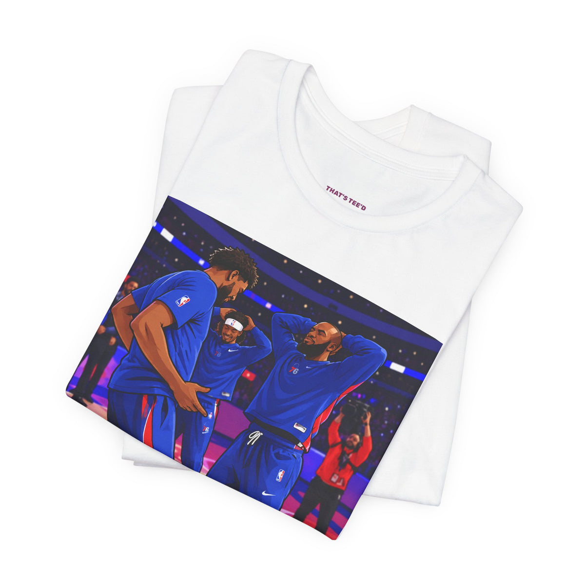 Embiid X Bron Handshake Tee